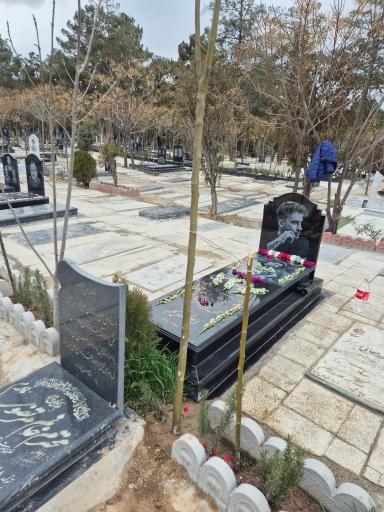 عکس مزار فریبرز شمس