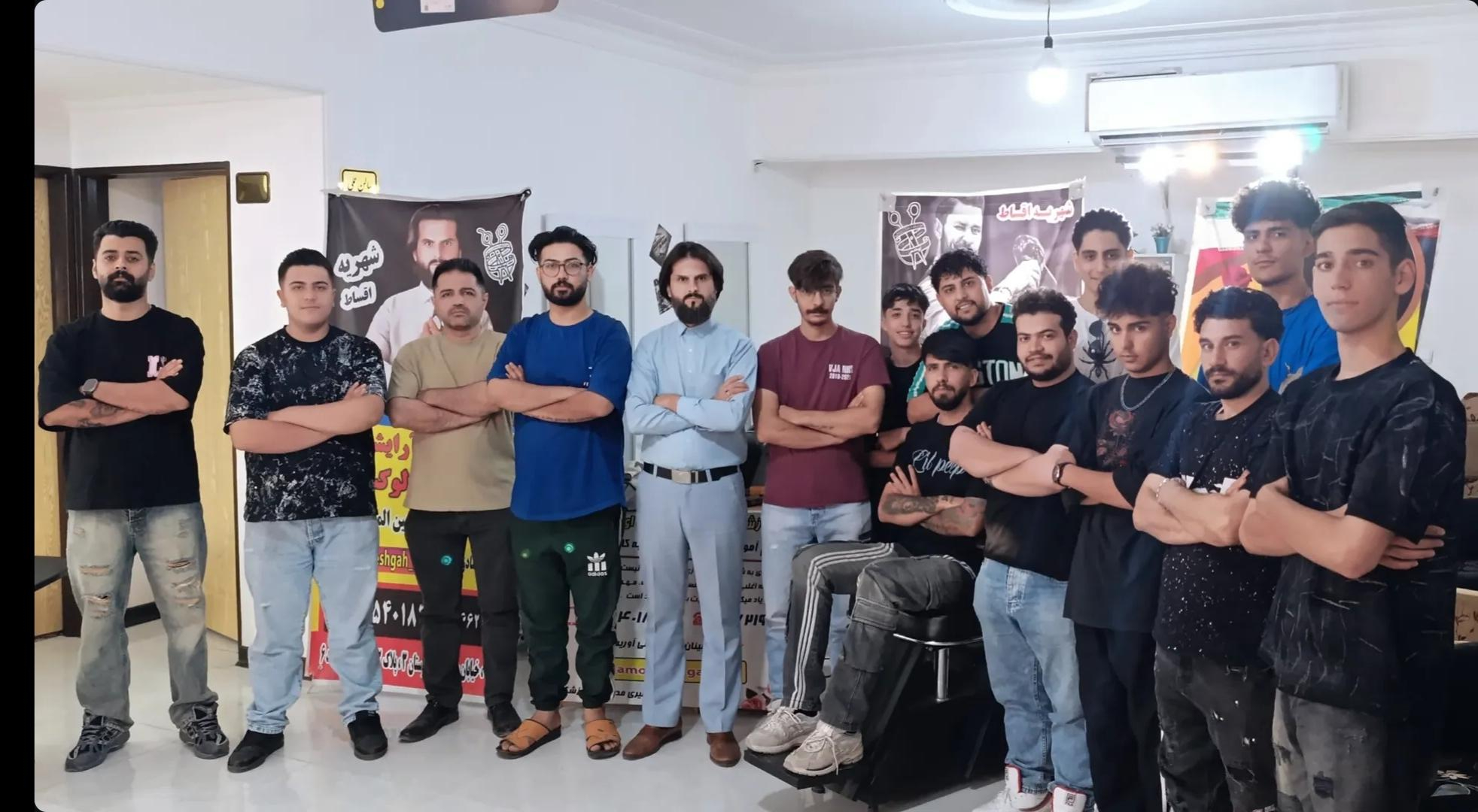 عکس آموزشگاه آرایشگری مردانه لوکس