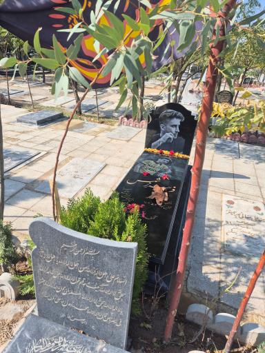 عکس مزار فریبرز شمس