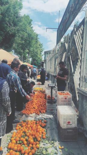 عکس بازار روز جمعه رشت