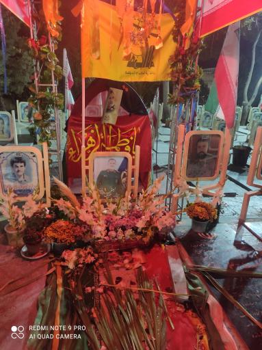 عکس مزار مرحوم شهید عباس نیلفروشان