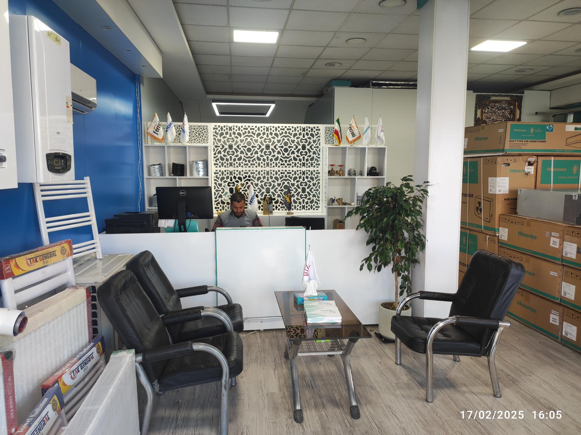 عکس نمایندگی کولرگازی داکت اسپیلت هایسنس