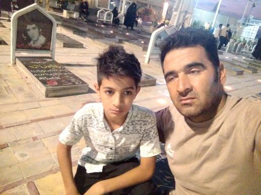 عکس مزار شهید محمدعلی ایزدی