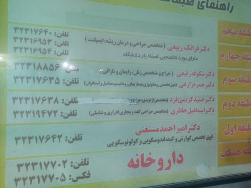 عکس ساختمان پزشکی پاسکال دکتر شکوفه رفیعی متخصص زنان