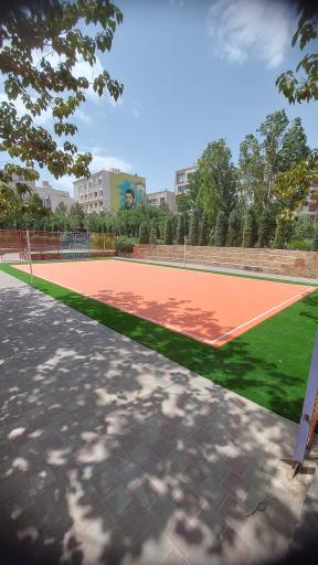 عکس زمین والیبال صادقیه 