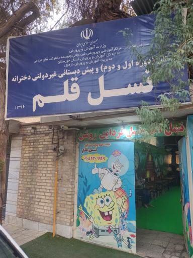 عکس دبستان و پیش دبستانی غیر دولتی دخترانه نسل قلم