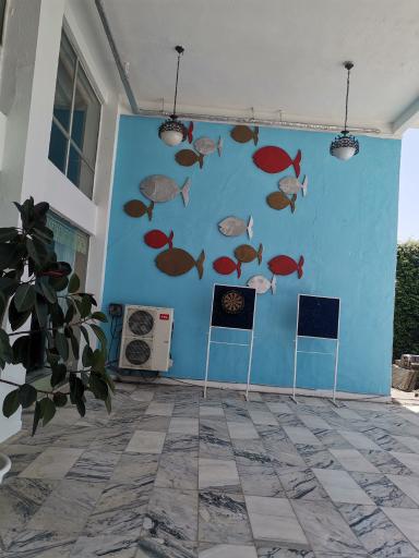 عکس هتل بزرگ سفید کنار