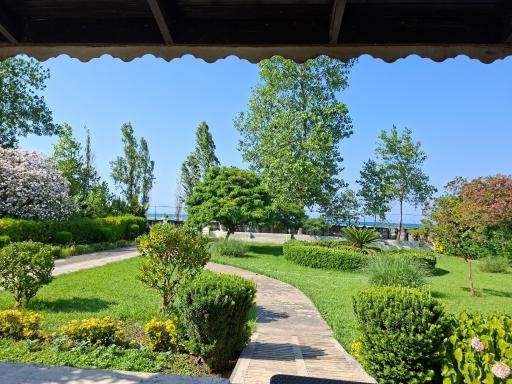 عکس هتل بزرگ سفید کنار