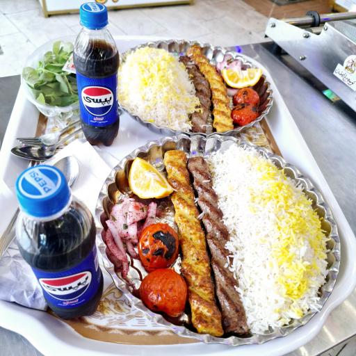 عکس کباب کوبیده مرغ و بریونی اصفهان