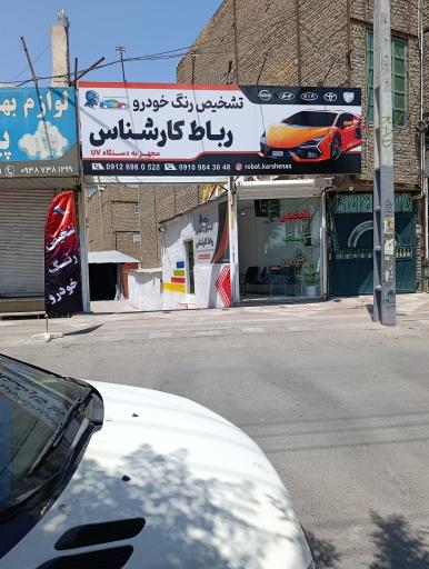 عکس تشخیص رنگ خودرو رباط کارشناس 