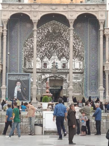 عکس ایوان آینه صحن اتابکی