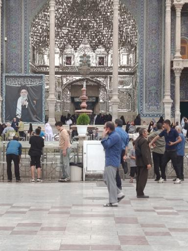عکس ایوان آینه صحن اتابکی