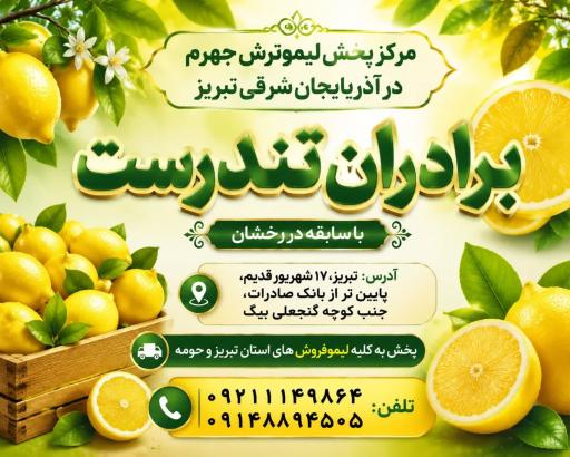 مرکز پخش لیمو ترش برادران تندرست