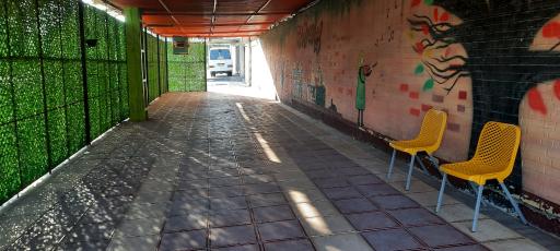 عکس کافه پیاده رو