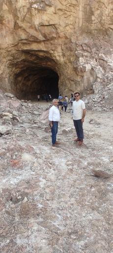 عکس غار نمکی گرمسار