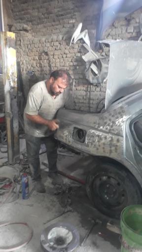 عکس جلوبندی سازی و صافکاری و نقاشی برادران