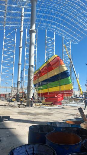 عکس شهر آبی شیراز (در حال ساخت)