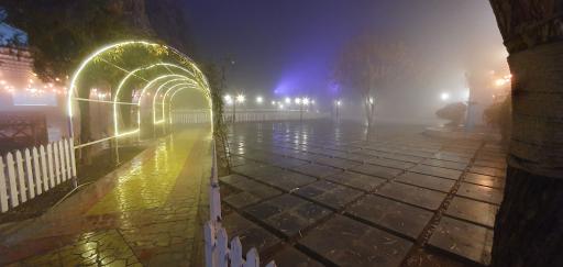 عکس باغ رستوران کلبه‌