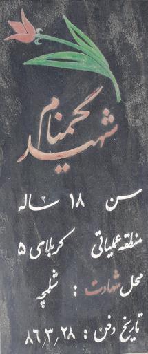 عکس مزار شهدای گمنام آرین شهر