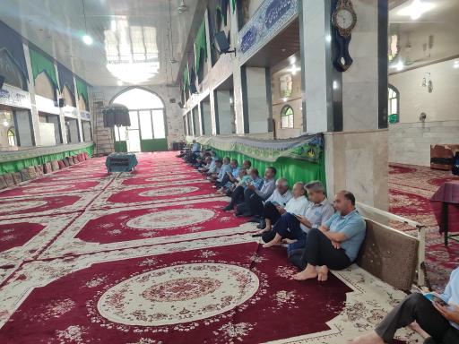 عکس حسینیه بزرگ شهدا مهدی آباد