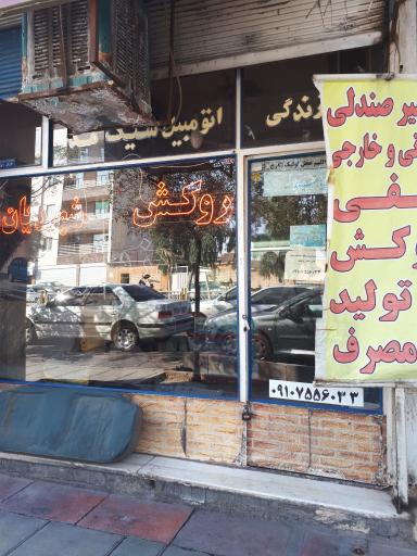 عکس دوزندگی و تعمیر صندلی اتومبیل شهیدیان
