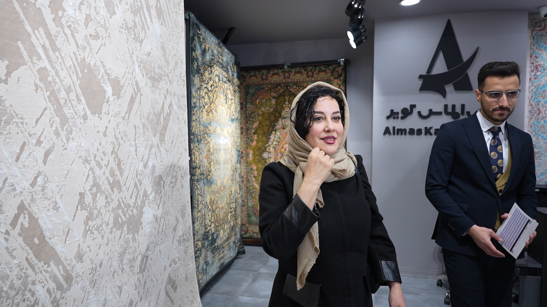 عکس فرش الماس کویر کرمان