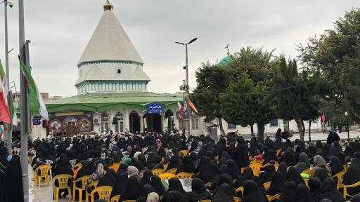 عکس آرامستان گلزار شهدای امامزاده ابراهیم آمل