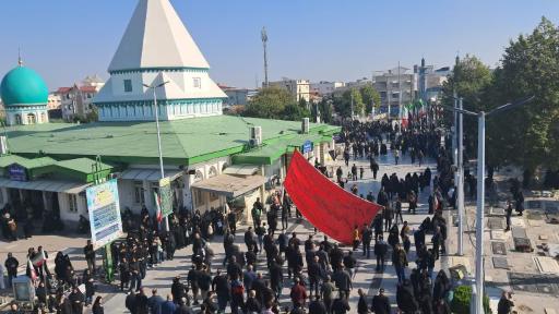 عکس آرامستان گلزار شهدای امامزاده ابراهیم آمل