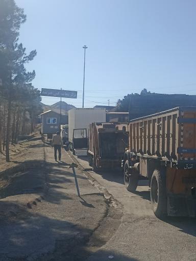 عکس معاینه فنی خودروهای سنگین هیرمند