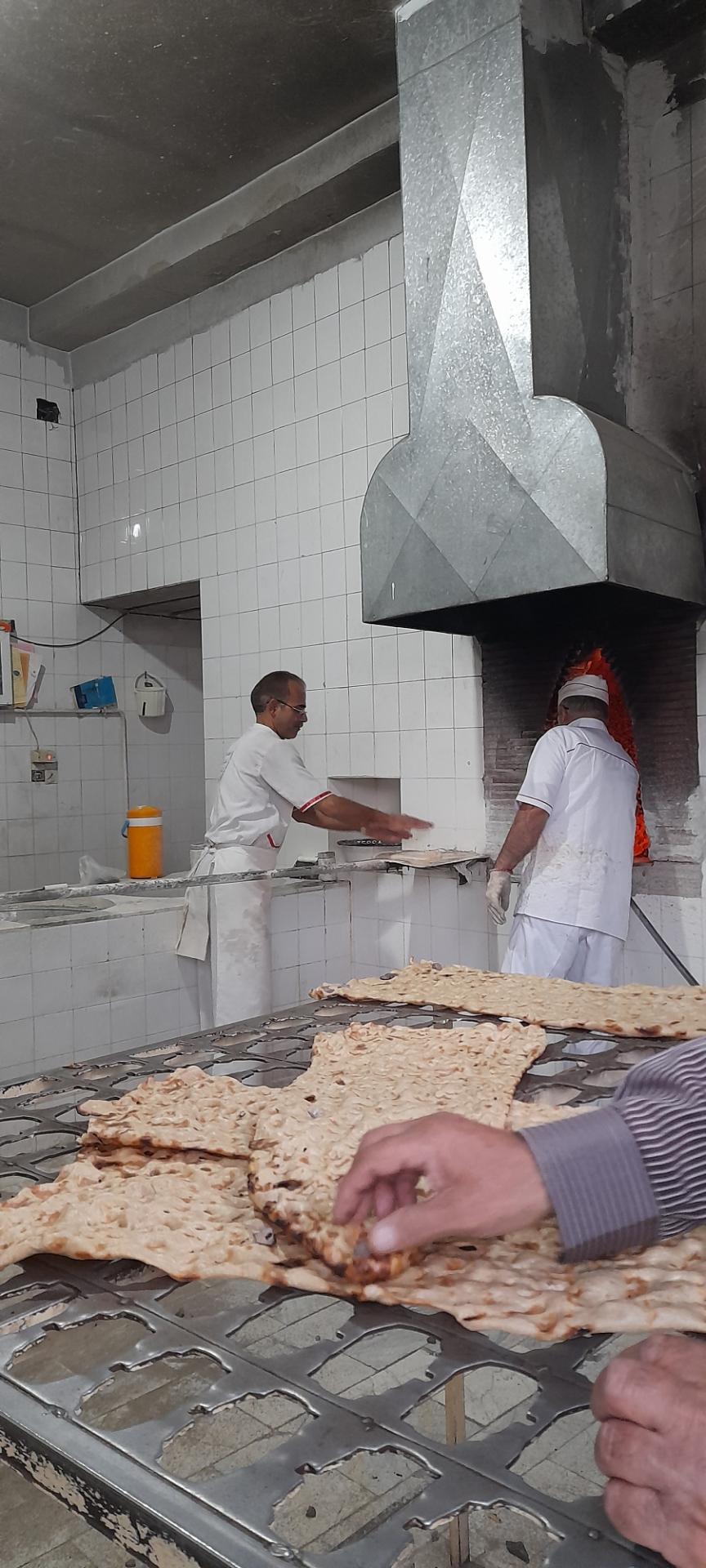 عکس نانوایی سنگکی