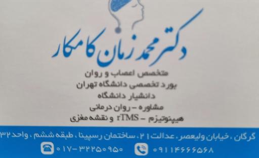 عکس دکتر محمد زمان کامکار 