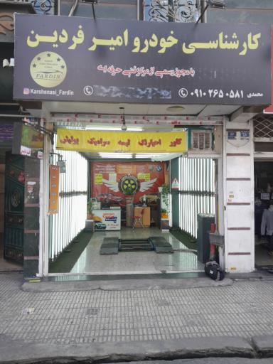 عکس کارشناسی رنگ خودرو امیر فردین