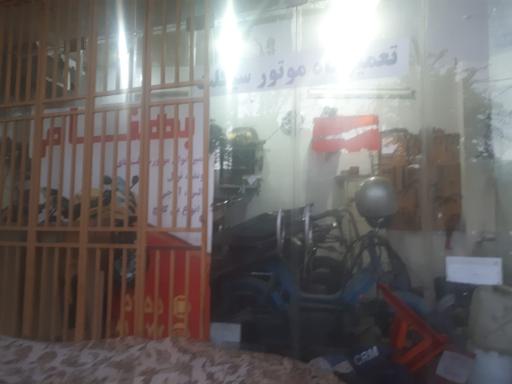 عکس تعمیرموتورسیکلت(سبک وسنگین) بهنام شیرانی و مهدی