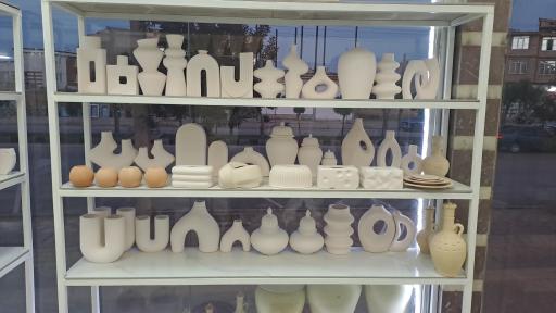 عکس سفال خام توپراق