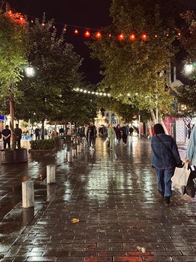 عکس پیاده راه فرهنگی رشت