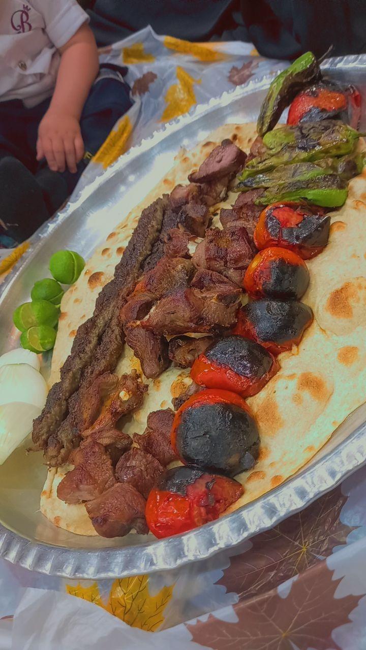 عکس کباب ذغالی ملی راه