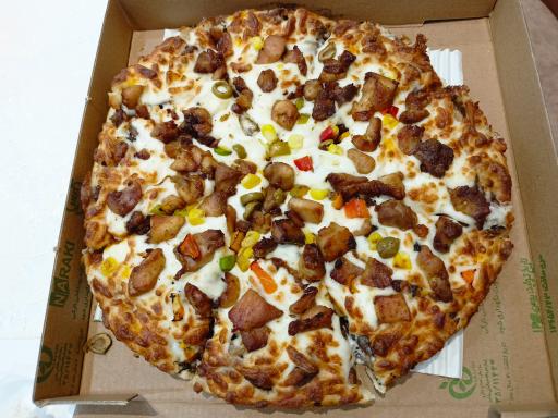 عکس فست فود و پیتزا بادکنک