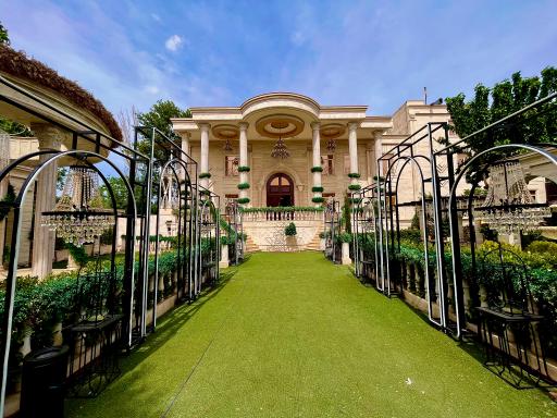 عکس باغ تالار بزرگ پالیزی