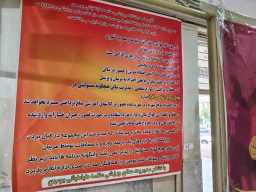عکس سالن علامه طباطبائی