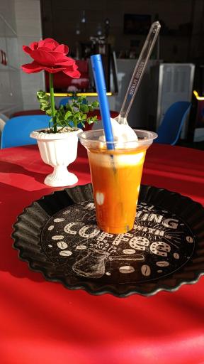 عکس قهوه بستنی شاد