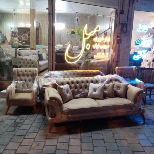 عکس مبلمان، سرویس چوب و کاغذ دیواری آتی