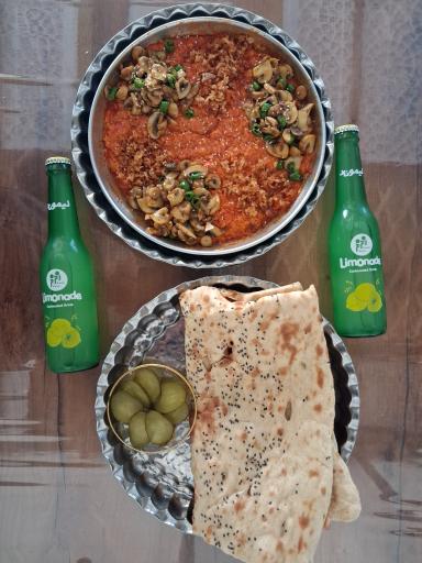 عکس حلیم و عدس کره کنجد