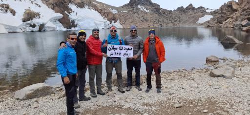 عکس سنگ محراب قله سبلان