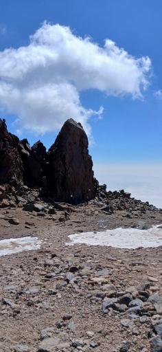 عکس سنگ محراب قله سبلان