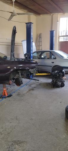 عکس تعمیرگاه و جلوبندی خیبری