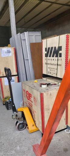 عکس تولیدی کابین و درب کابین آسانسور عبادی