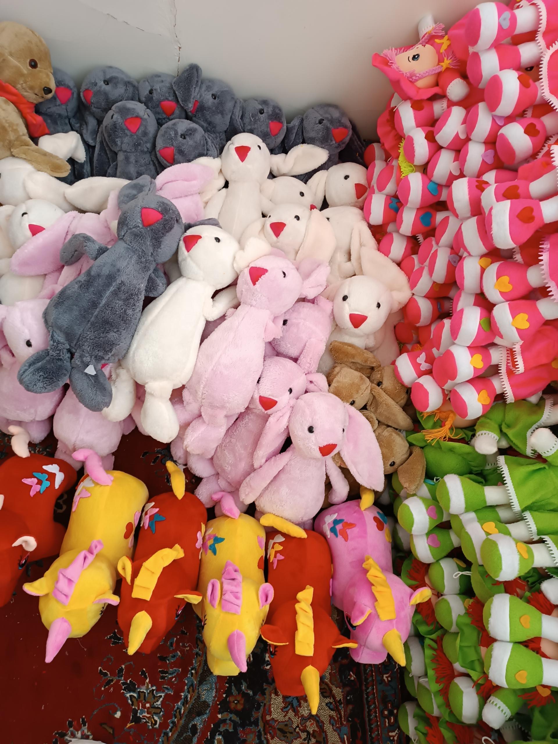 عکس مجموعه تولیدی عروسک های پولیشی