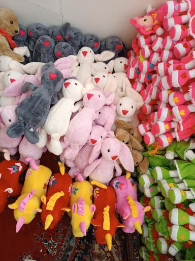 عکس مجموعه تولیدی عروسک های پولیشی