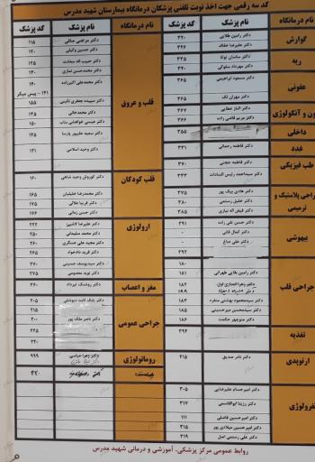 عکس بیمارستان شهید مدرس