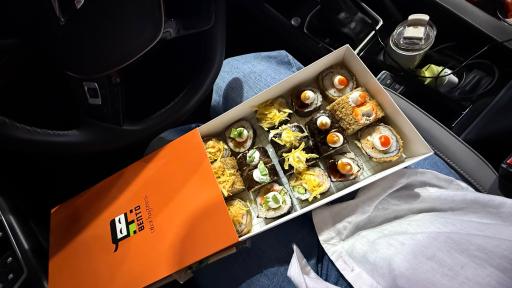 عکس غذای آسیایی بنتو